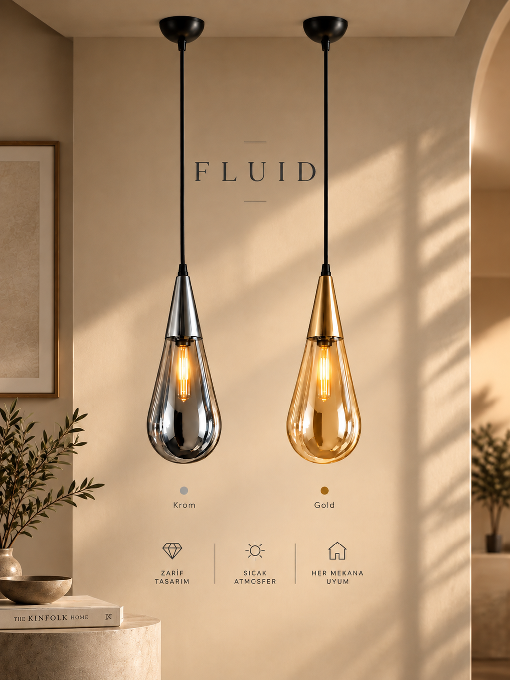 Fluid Tekli Cam Sarkıt