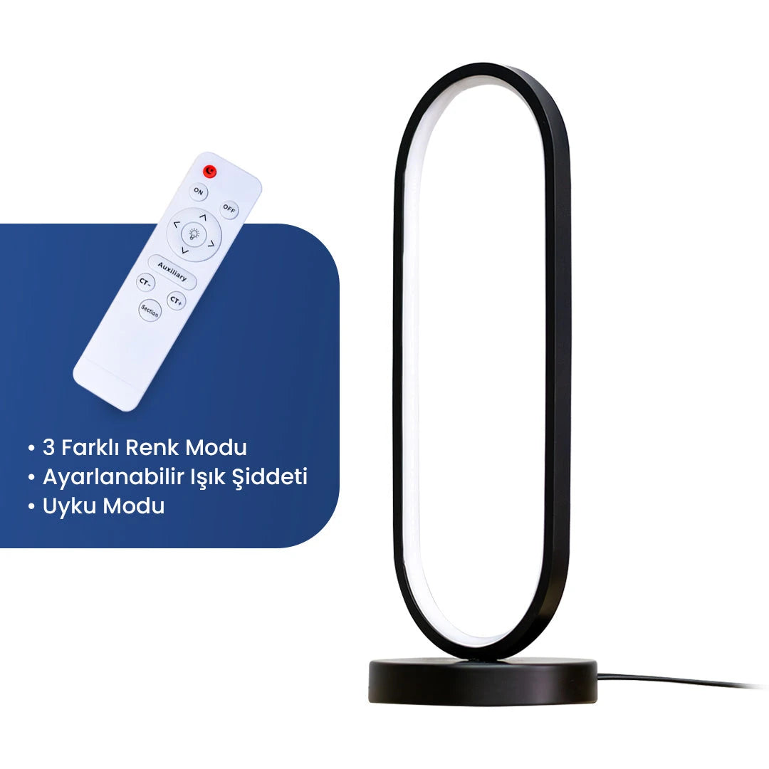Verti Kumandalı 3 Renkli Led Masa Lambası
