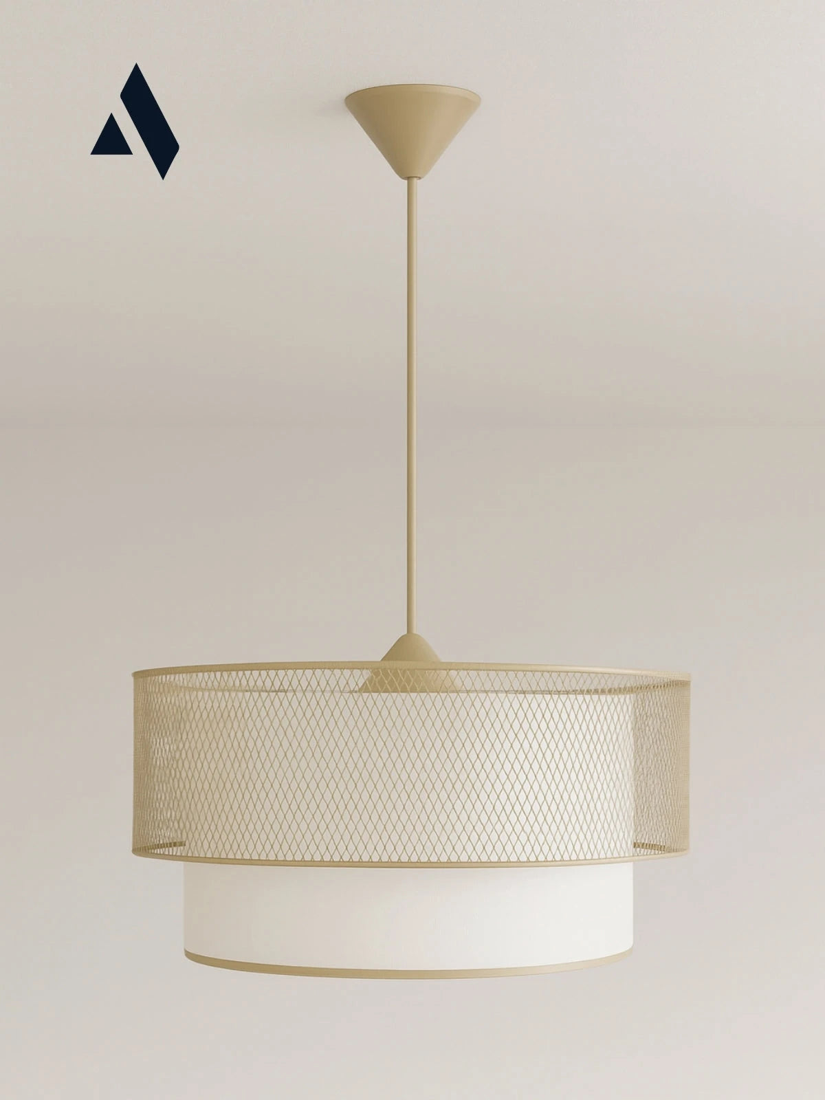 Lunette Tel Örgü Sarkıt Lamba – Modern & Dekoratif Tavan Avizesi (Gold ve Siyah Renk Seçenekli)