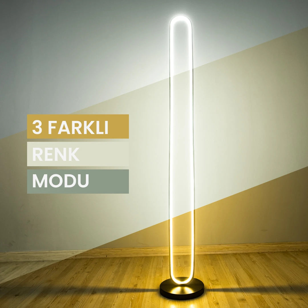 Verta Kumandalı 3 Renkli Led Lambader