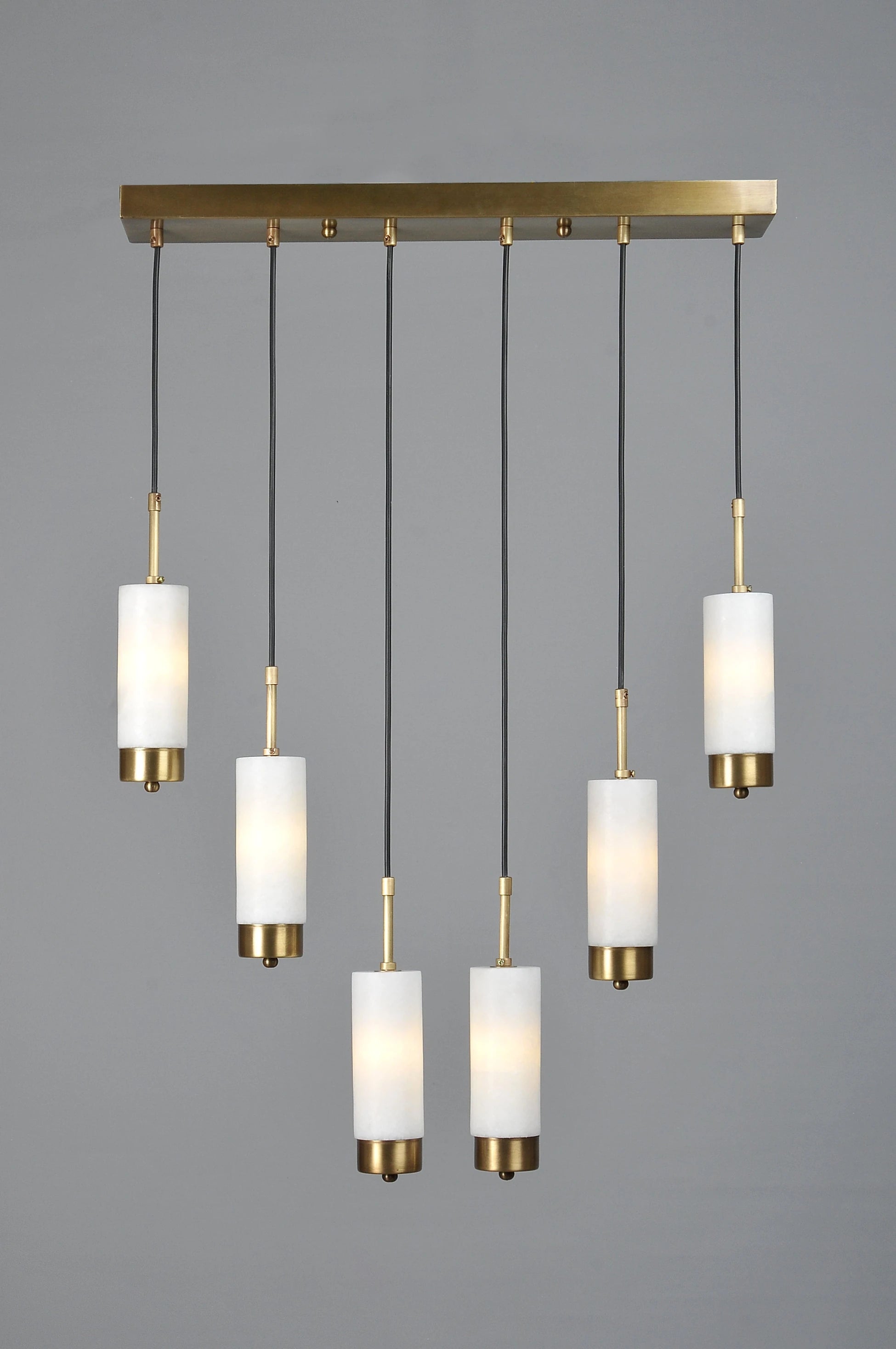 Silmora Mermer Gold Detaylı Avize