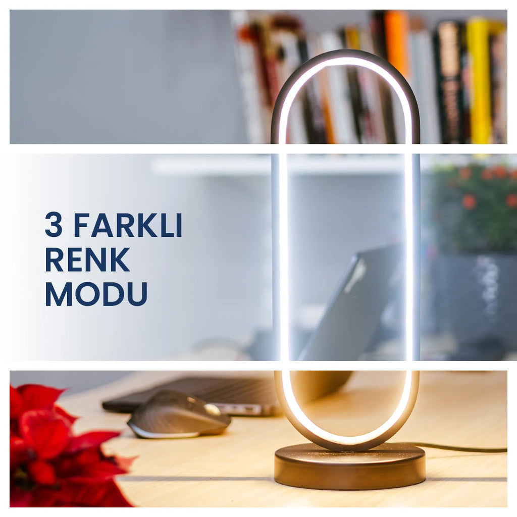 Verti Kumandalı 3 Renkli Led Masa Lambası