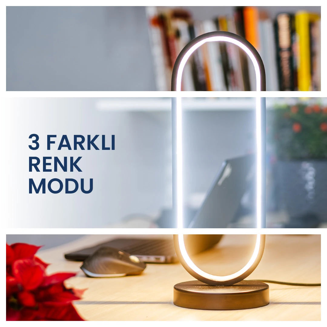Verti Kumandalı 3 Renkli Led Masa Lambası