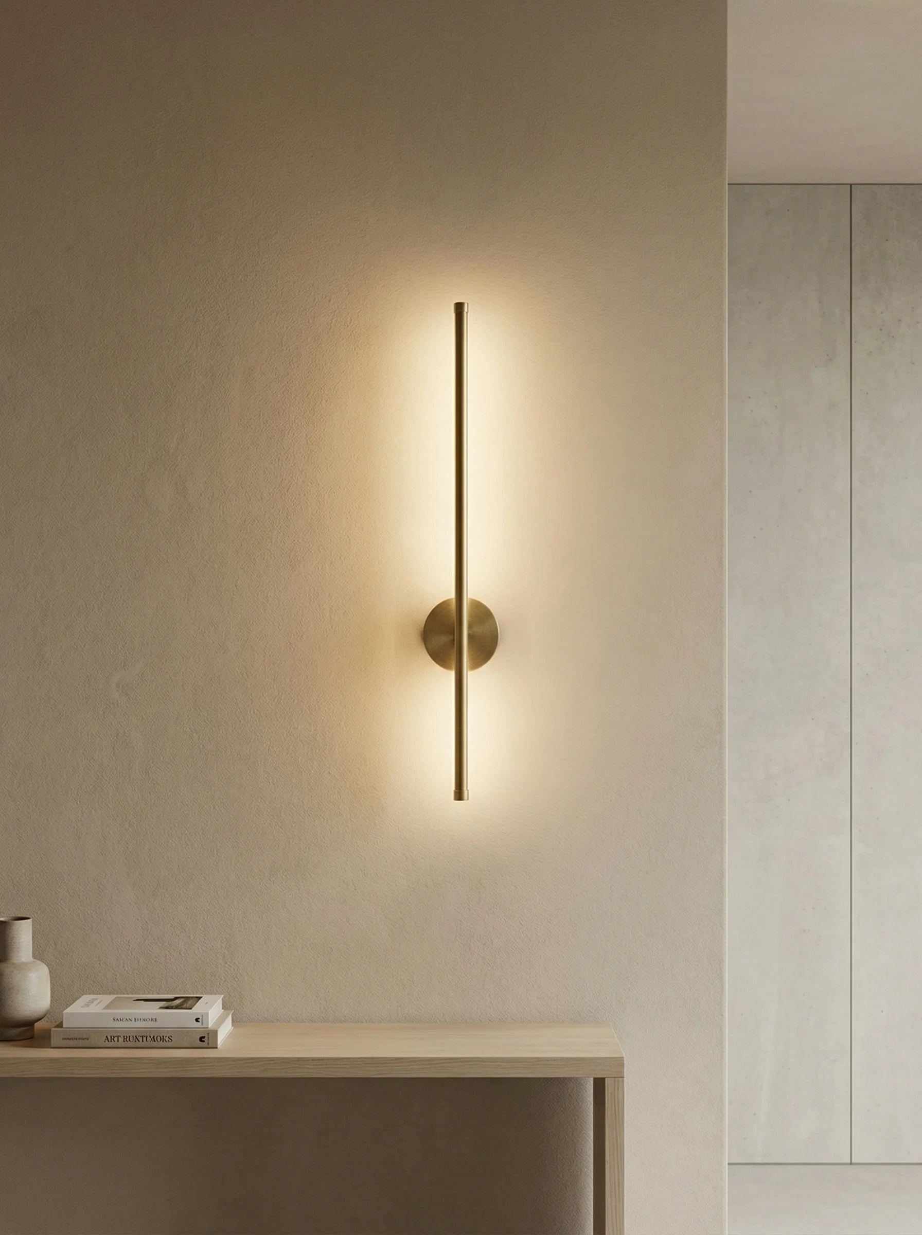 Lunex Şarjlı Manyetik LED Duvar Apliği (Kumandalı, 3 Renk)